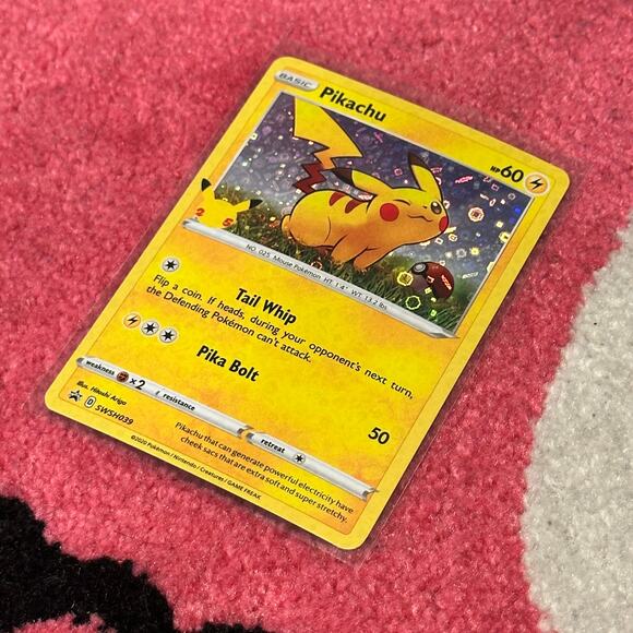 Pikachu SWSH039  Holo Stamped Promo  General Mills 25th Anniversary